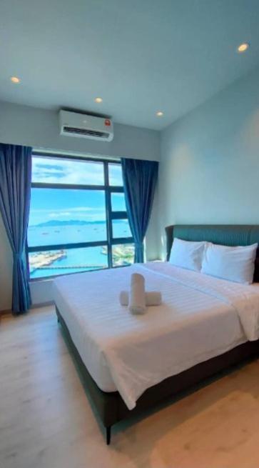 Jesselton Quay Seaview # Chariskey Suites Kota Kinabalu Esterno foto